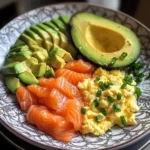 Smoked Salmon & Scrambled Egg Power Plate with Avocado