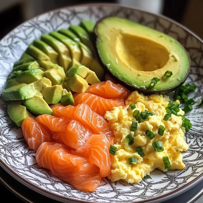 Smoked Salmon & Scrambled Egg Power Plate with Avocado