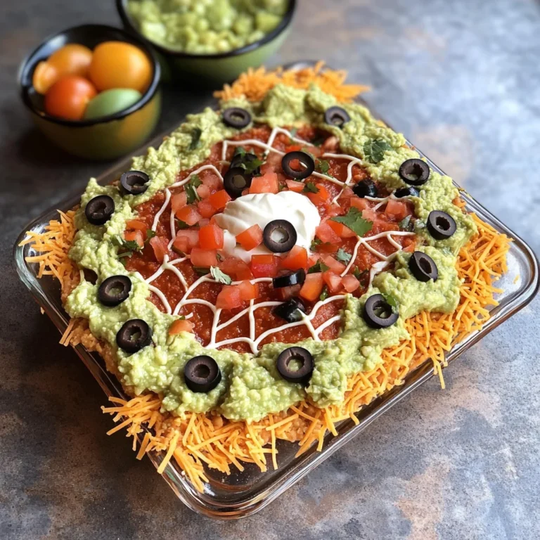 Spiderweb Seven Layer Dip Board