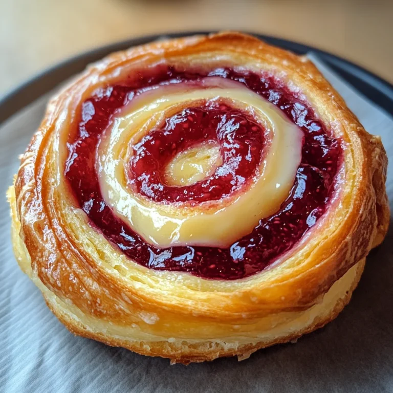 Sugar Raspberry Danish Bun