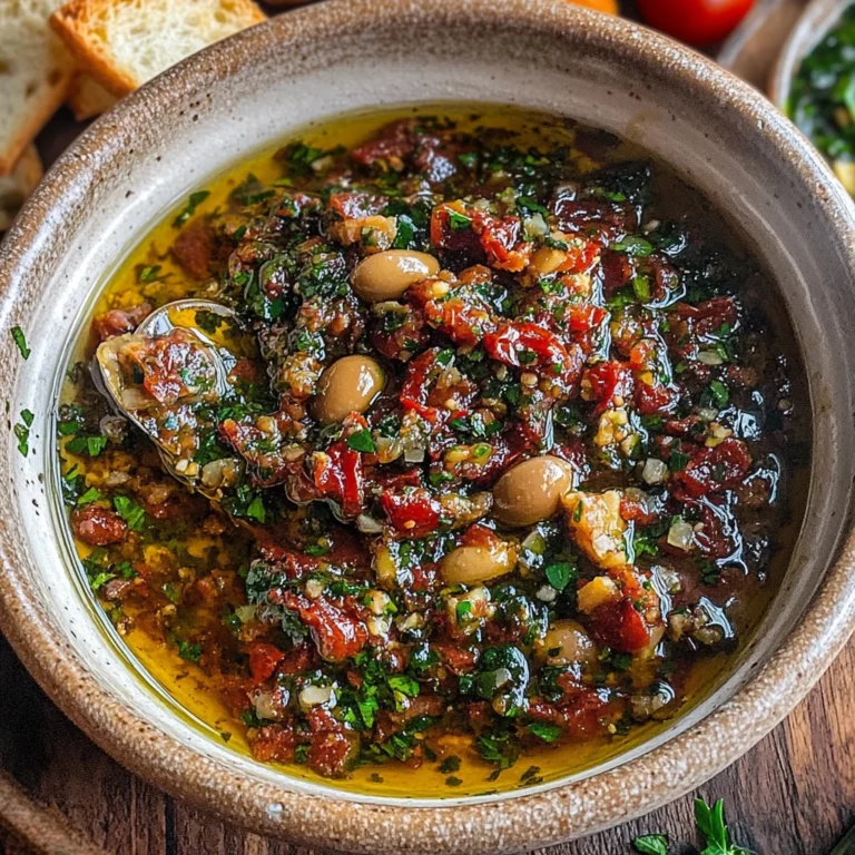 Sun-dried Tomato Olive Oil Bread Dip