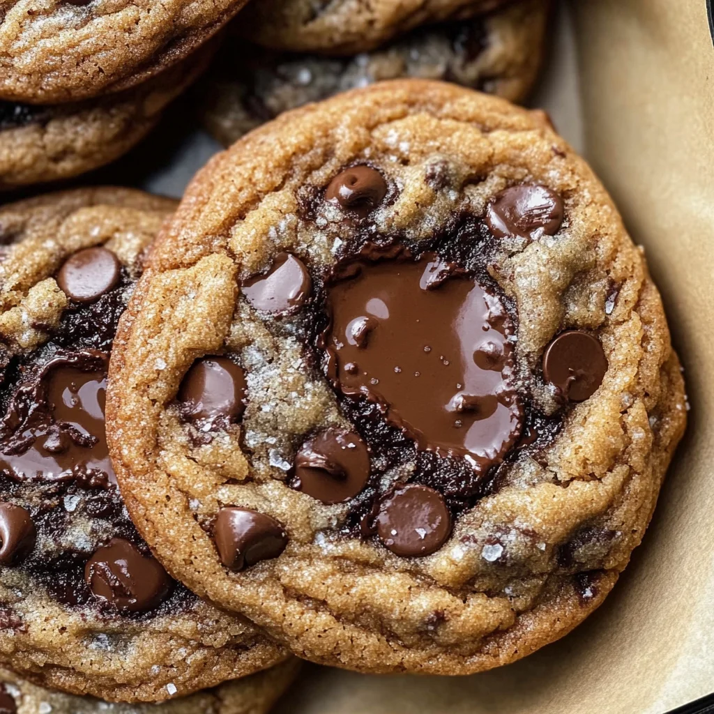 Thick Espresso Chocolate Chip Cookies