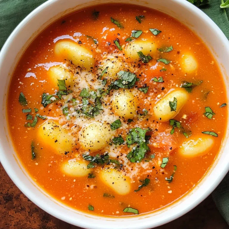 Tomato Gnocchi Soup