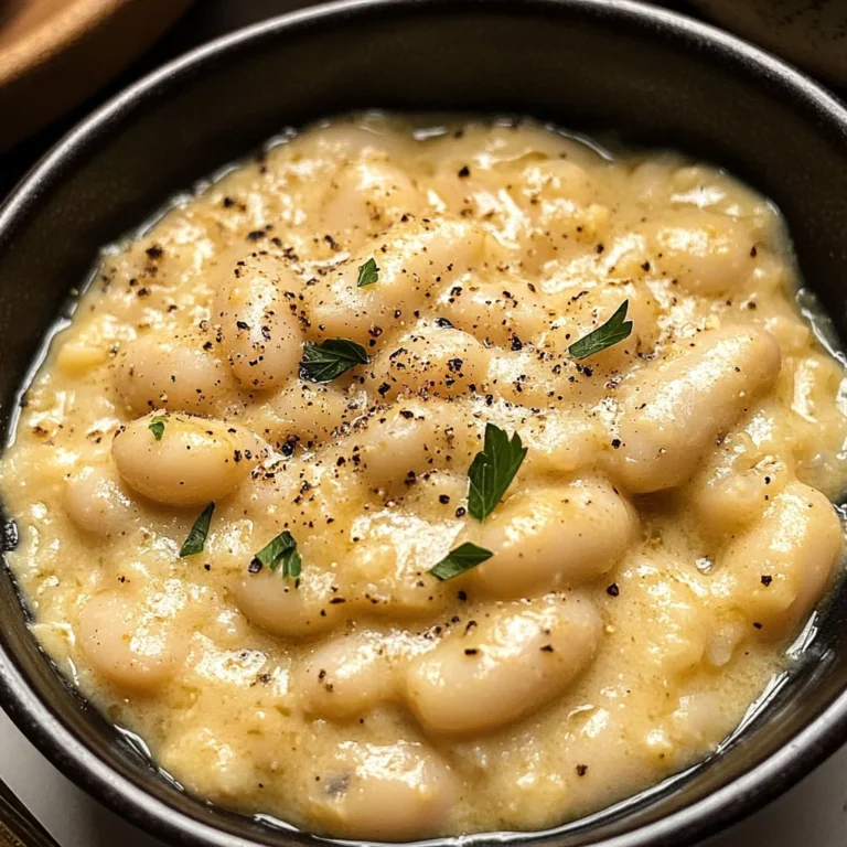 Cacio e Pepe Butter Beans