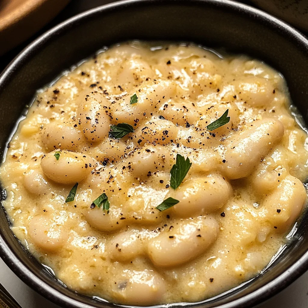 Cacio e Pepe Butter Beans