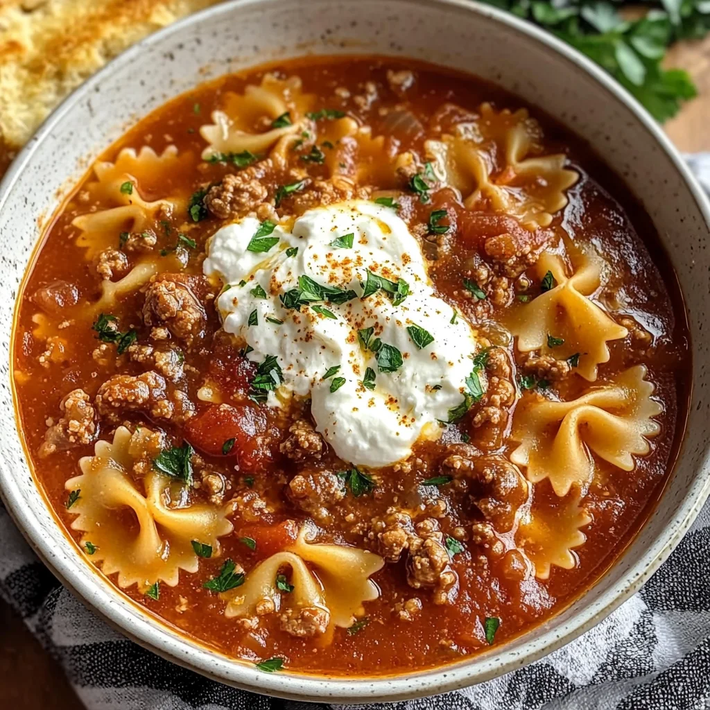 Lasagna soup Recipe