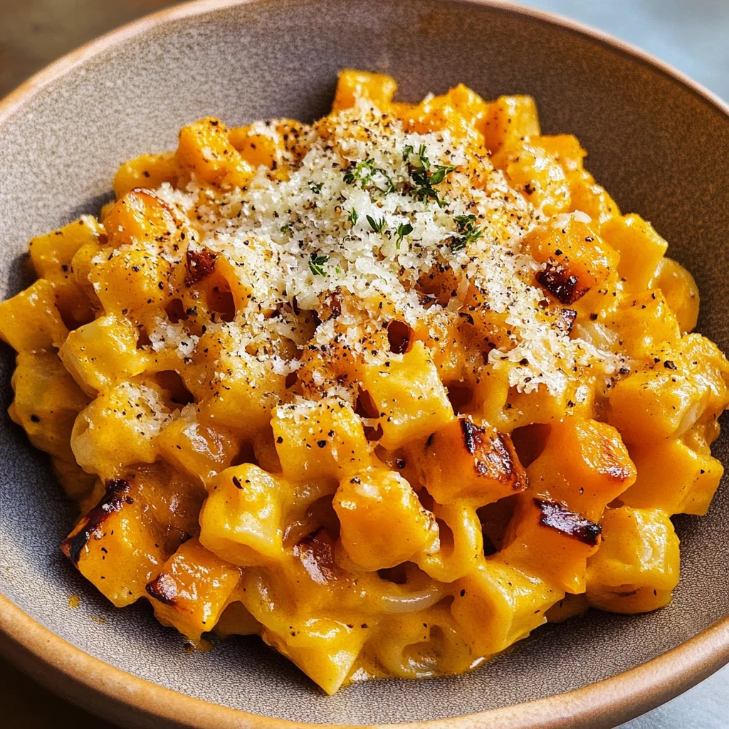 Roasted Pumpkin & Garlic Pasta