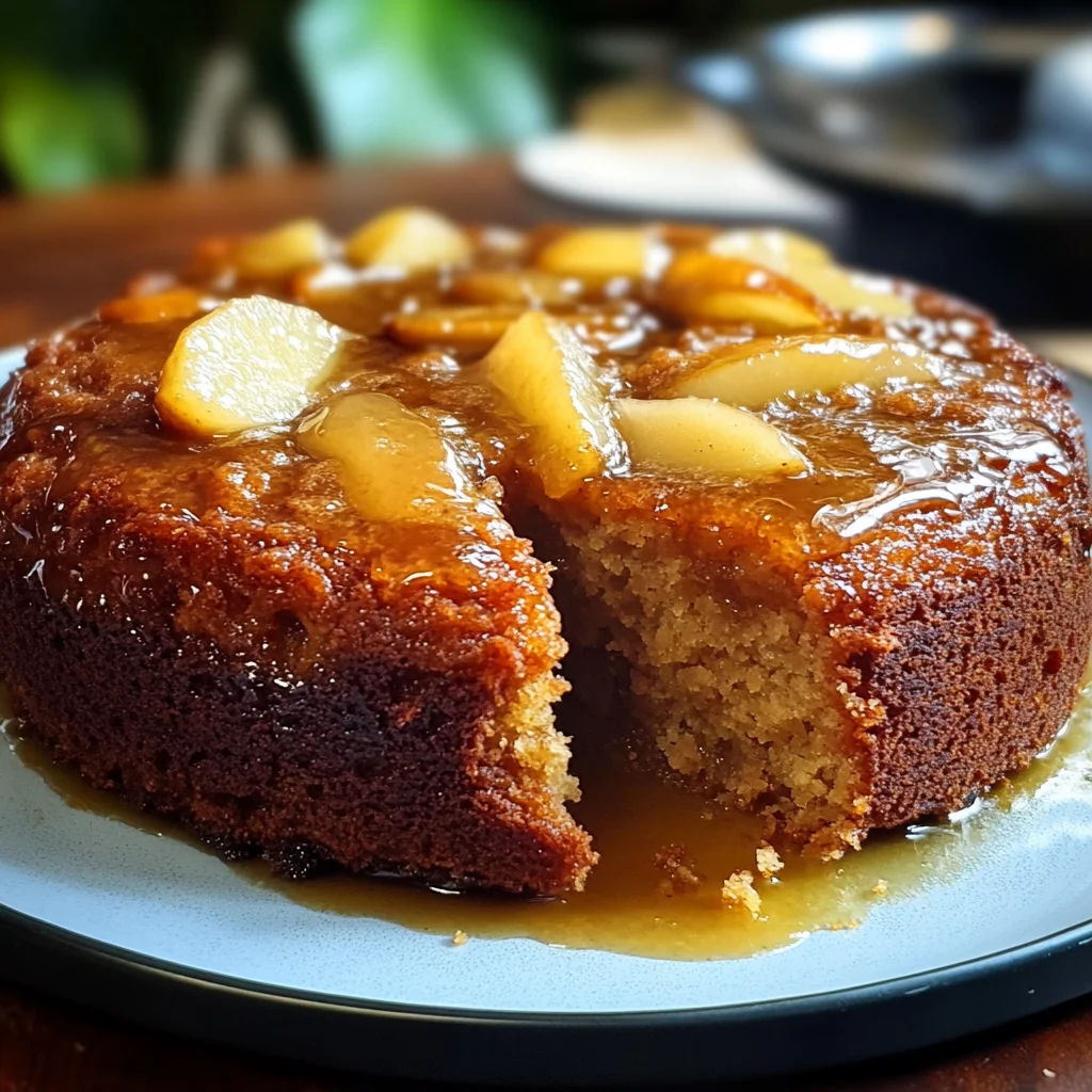 Sticky Pear and Ginger Cake